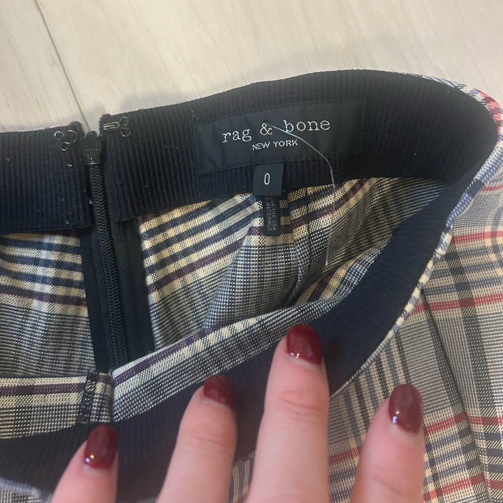 Rag And Bone Simone Plaid Pencil Pant - image 8